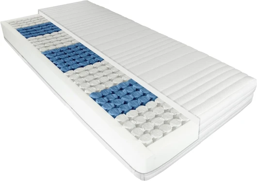 Matelas à Ressorts ensachés 90 x 200 avec 7 Zones de Confort - Housse Amovible et Lavable - Matelas 90x200 cm 20 cm epaisseur – Oeko-TEX - équilibré Équilibré - à partir de 80 kg 90 x 200 cm