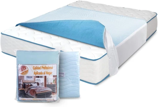 PimPam Factory - Alèse imperméable lit avec ailettes 135 x 85 - Protege Matelas a Langer Bebe - Couvre-Matelas imperméable Lavable - Alaise Impermeable Super absorbante - Fabriquée en Espagne 135 x 85 1.0