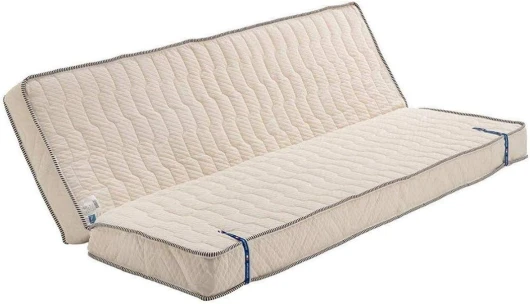 Matelas Très Ferme pour Clic Clac 20 cm - Dim Assise 60 cm - 7 Zones de Confort - Noyau Mousse Rembourrage 100% polesther (140x190) 140 x 190 cm