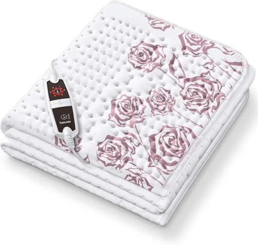 UB 75 Surmatelas chauffant, 150 x 80 cm, avec 6 niveaux de température et chauffage rapide, face supérieure en coton doux, arrêt automatique, lavable en machine Une zone de température - 6 niveaux de température