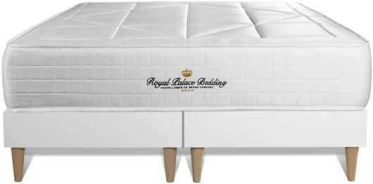 Royal Palace Bedding Ensemble Matelas Ressorts ensachés + mémoire de Forme Maxi épaisseur Windsor 160x200 Double sommier - Epaisseur : 26 cm - Confort : Equilibré 160 x 200 cm