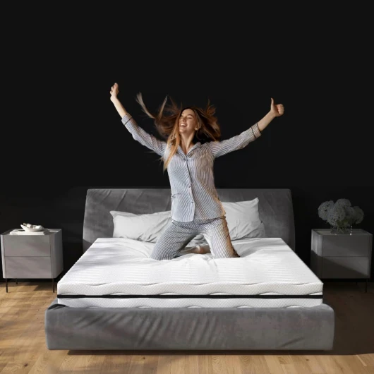 MIDI 20 matelas 160 x 200 x 20 cm est composé de 18 cm de mousse élastique flexible - Matelas très confortable et durable - Certifié Oeko-Tex, Certipur, certifié ISO - Housse de matelas lavable, 160X200X20