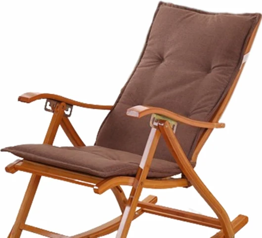 Chaise à Bascule Coussin de siège rembourré Coussin de Chaise Longue Bain de Soleil Coussin de Rechange épais pour Chaise Longue de Jardin Inclinable(Coussin Uniquement,120 * 48cm).