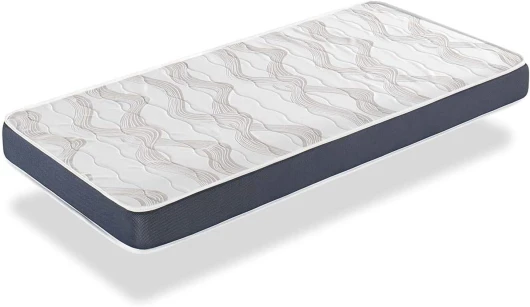 Matelas bébé Baby Bleu 70X140 épaisseur 14 CM Noyau perforé et Respirante