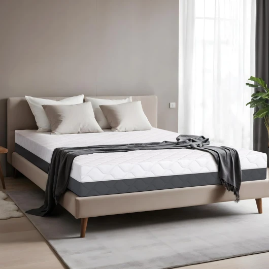 120 x 190 Matelas Double Waterfoam 100% Fabriqué en Italie - E rgonomique et orthopédique - Haute respirabilité avec le système AirFoam - Déhoussable - Hypoallergénique, antibactérien et anti-acarien 120 x 190 cm Revitalisant