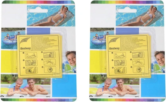 Forlush 20 Pièces Rustines de Réparation Imperméables et Transparentes, Rustine Matelas Gonflable, Rustine Bouee Gonflable, pour Piscines Gonflables