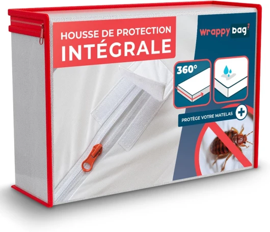 Housse de Matelas Imperméable – Housse Intégrale Anti-Punaise de Lit & Acarien – Alèse Protège Matelas sans Traitement Chimique – Surface Coton Doux & Confortable – 14 Tailles Disponibles