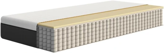 Matelas Original II - Mousse à mémoire de Forme, Ressorts ensachés - 140x190 cm - Hauteur 22 cm - Moyen-Ferme (H7) - Soutien à 7 Zones - Ergonomique - Ultra Respirant - Durable - Housse Lavable