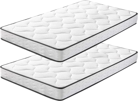 IZTOSS Lot de 2 Matelas 90x200cm Matelas Memoire de Forme Luxe Matelas de Lit d'Adulte et d'enfant Épaisseur 15cm