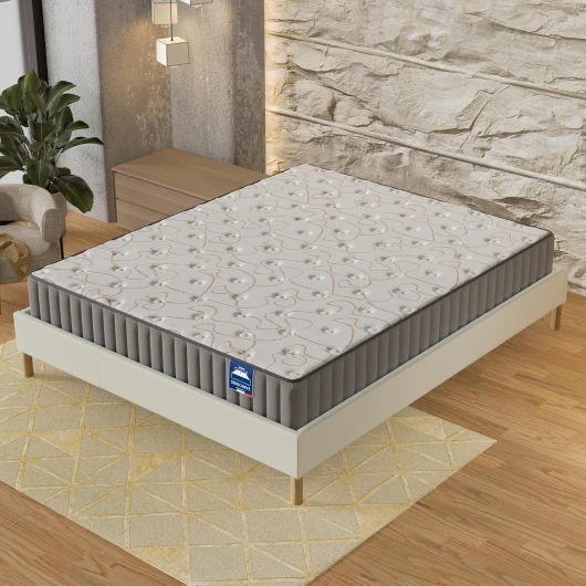 Matelas Orionis 140x200cm-Technologie Hybrid: Mousse HDensité +Mousse MÉMOIRE DE Forme-Épaisseur 16cm-Soutien Tonique Parfait & Enveloppant-Label sanitized(Anti bactérien/acarien)