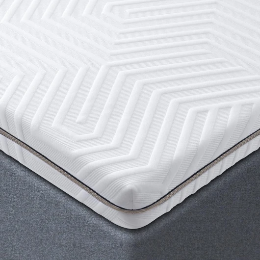 Surmatelas 140 x 190 à Mémoire de Forme 7,5CM, Surmatelas Bambou Peut Éliminer Les Odeurs et Les Acariens, Housse Amovible et Lavable, Surmatelas Rafraichissant, Respirant et Moelleux