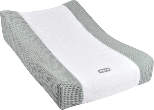 BÉABA, Housse pour Matelas à Langer Sofalange, 100% Coton Nid d'abeille, Eponge Moelleuse, Drap Absorbant, Confort Optimal, Tissus Certifiés Oekotex , Vert d'eau