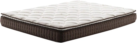 Matelas Sultan - Mémoire de Forme et Mousse Haute Résilience - Surmatelas Intégré - Accueil Tonique et Soutien Mi-Ferme - Epaisseur 20 cm - Matelas 140 x 190 cm