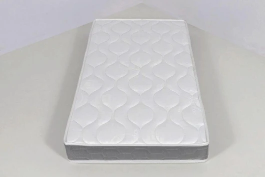 Matelas bébé 60x120 Calinou Mousse, Équilibré, Blanc