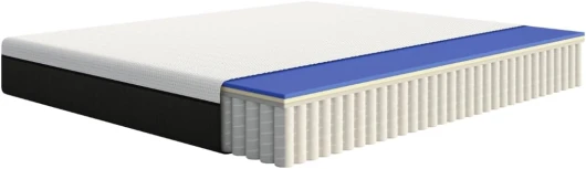 Matelas Hybrid II - Mousse à mémoire de Forme et Ressorts ensachés - 140x190 cm - Hauteur 25cm - Moyen-Ferme (H7) - Soutien à 7 Zones - Ergonomique - Ultra-Respirant - Durable - Housse Lavable