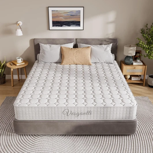 Tight Top Matelas 120x190cm,Épaisseur 24cm,Original Matelas,Technologie Hybrid,Ressorts Ensachés Indépendant en Mousse à Mémoire de Forme,Multicouches Extra Confort 7 Zones,Oeko-tex