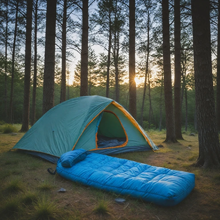 Le confort du sac de couchage avec matelas intégré de Decathlon