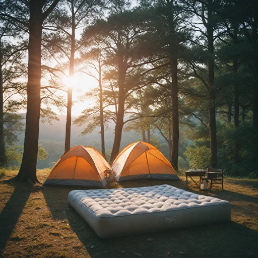 Le confort du matelas gonflable pour deux personnes de chez Decathlon