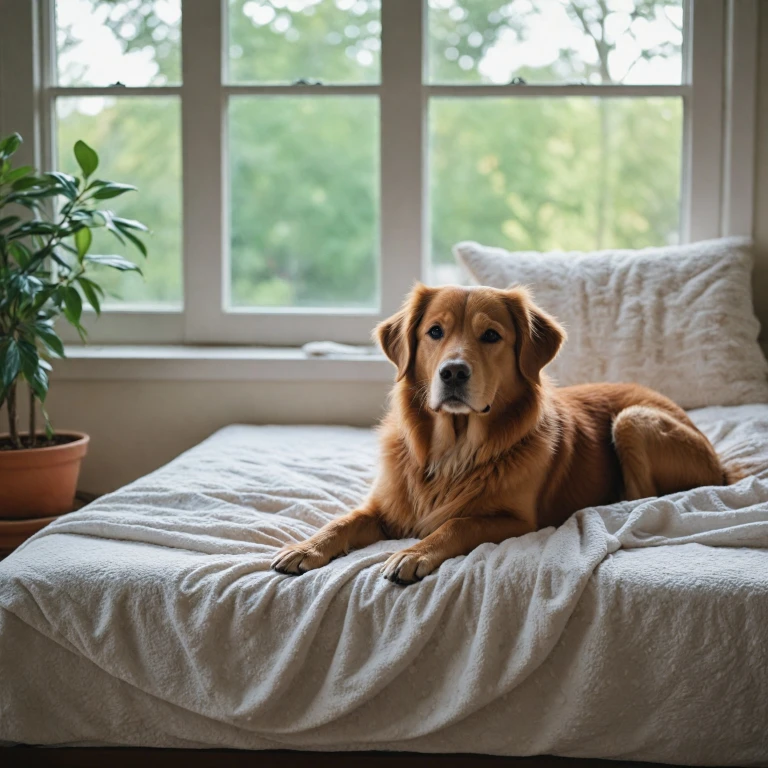 Le confort des matelas à mémoire de forme pour chiens