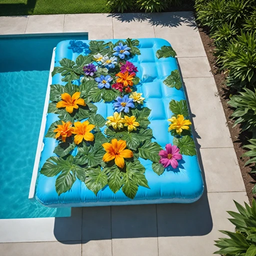 Le plaisir d'un matelas gonflable pour piscine