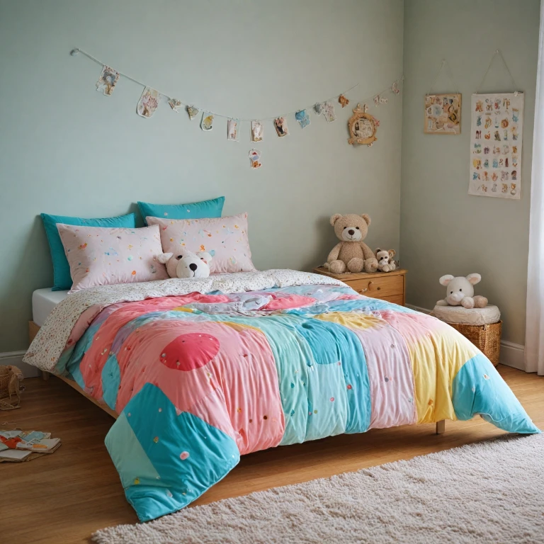 La couette zippée intégrée au drap housse 90x190 : une révolution pour le lit enfant