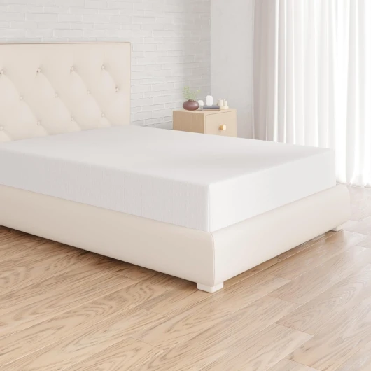 Drap Housse, 90 x 200 cm, 100% Coton Jersey pour Matelas Épais jusqu'à 30 cm, Blanc 90 x 200 cm Blanc