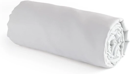 Drap-Housse 100% en Satin de Coton - Linge de Lit Élégant - Douceur, Style et Confort - Lavable à 40°C - 140 x 200 x 30 cm - Uni, Blanc Cassé 140 x 200 cm Blanc Cassé