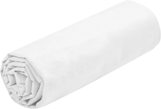 Drap Housse -Taille 180x200 cm Grand Bonnet 30 cm -100% Coton certifié Oeko-Tex - Couleur Blanc -Modèle Eden - Linge de Lit pour Maison - Doux et Confortable pour Nid Douillet Blanc 180x200