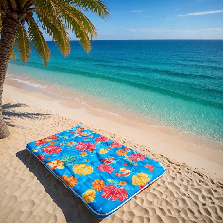 Profitez d'un matelas gonflable pour la plage