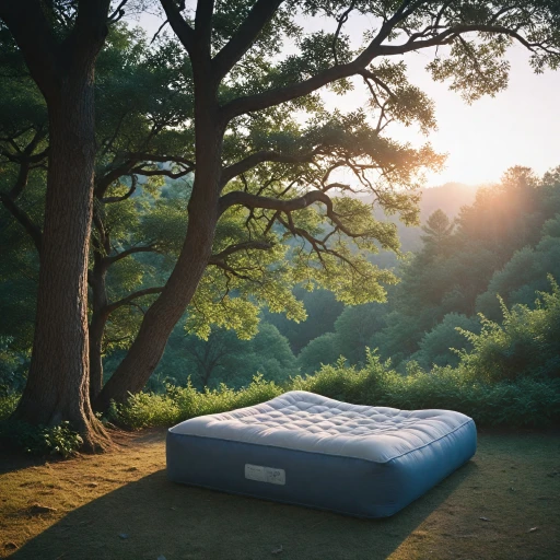 Le confort d'un matelas gonflable pour une personne