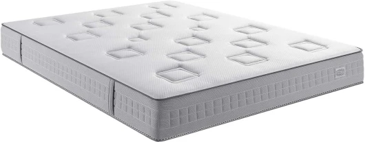 Simmons, Matelas Challenge, 140x190, Ressorts ensachés, Blanc et Gris 140 x 190 cm Matelas seul