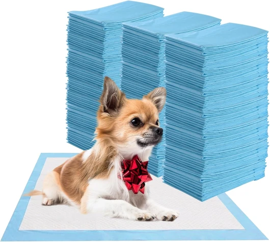 Lot de 300 Tapis Éducateurs pour Chien Chiot, Tapis Hygiénique Absorbant Inférieure Imperméable, Anti-Fuite, 60 x 40 CM 60 x 40 CM 300