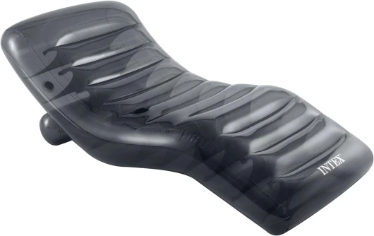 56875EU - Chaise longue gonflable - Lounge Piscine Carbone